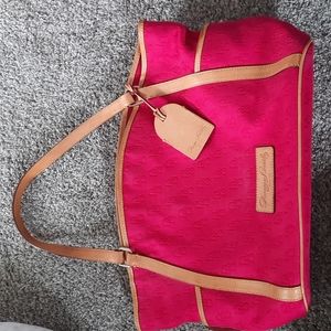 Dooney and Bourke pink medium tote bag